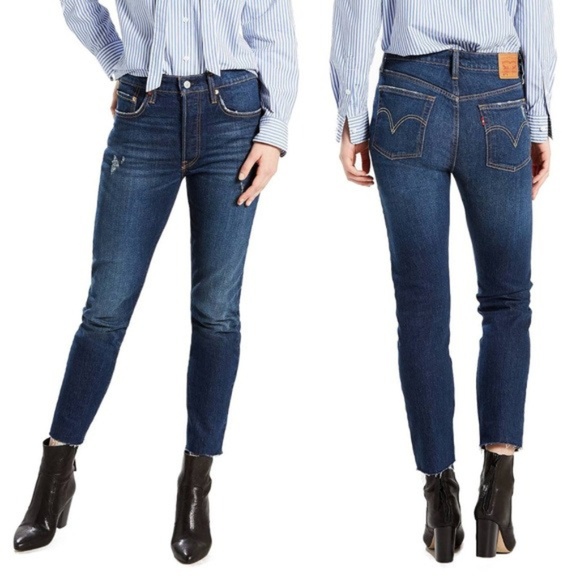 Levi's Denim - Levi's 501 High Waist Mom's Dark Skinny Jeans A5